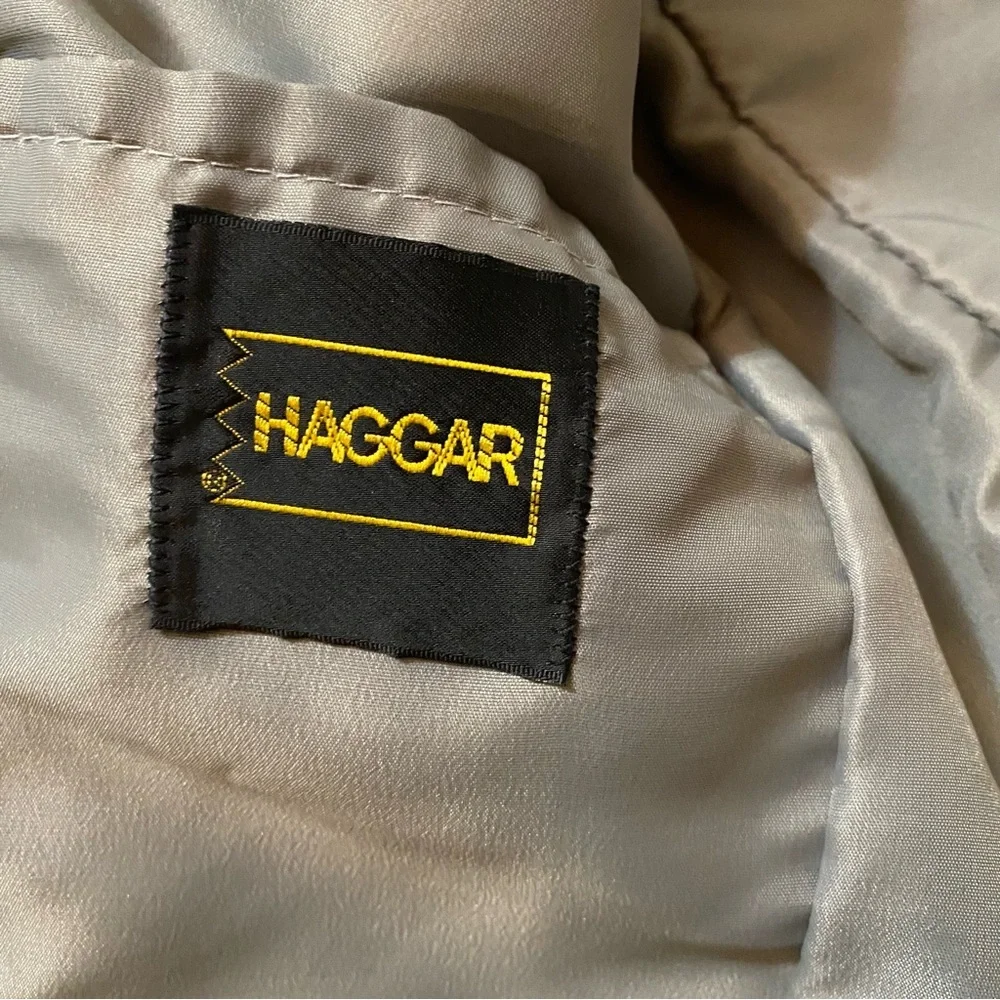 VGT Haggar Men's Blazer Jacket Sport Suit Front Buttons/Pockets Grey 40